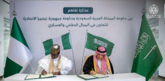 Nigeria-Saudi Arabia Defence Pact Targets Terrorism, Training